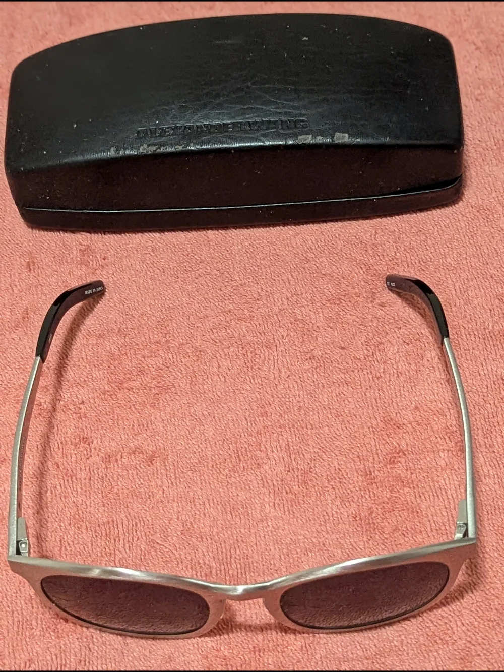 Alexander Wang Silver Metal Frame Sunglasses